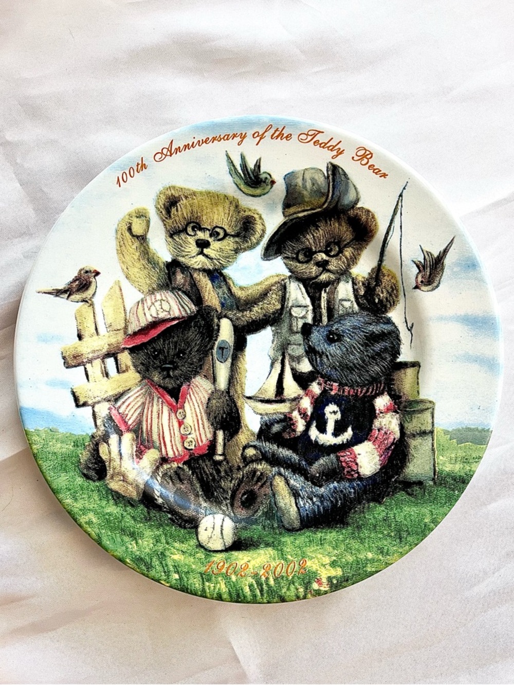 Teddy Bear Collector Plate - 100th Anniversary of the Teddy Bear Addition